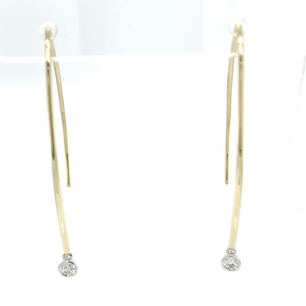 Stiletto Diamond Drop Earrings Simones Jewelry, LLC Shrewsbury, NJ