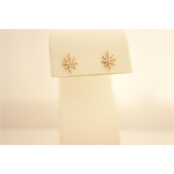 Diamond Star Earrings Simones Jewelry, LLC Shrewsbury, NJ