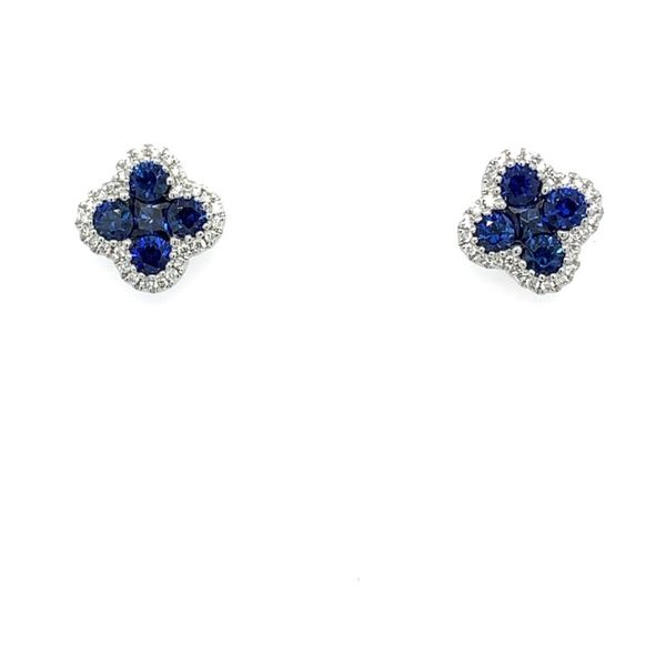 Sapphire & Diamond Earrings Simones Jewelry, LLC Shrewsbury, NJ