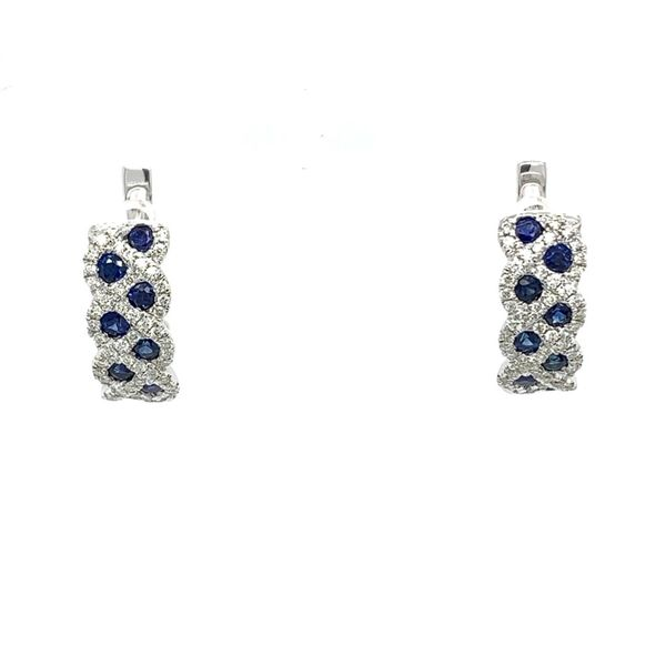 Diamond and Sapphire Earrings Simones Jewelry, LLC Shrewsbury, NJ