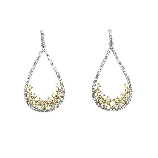 Yellow & White Diamond Earrings Simones Jewelry, LLC Shrewsbury, NJ