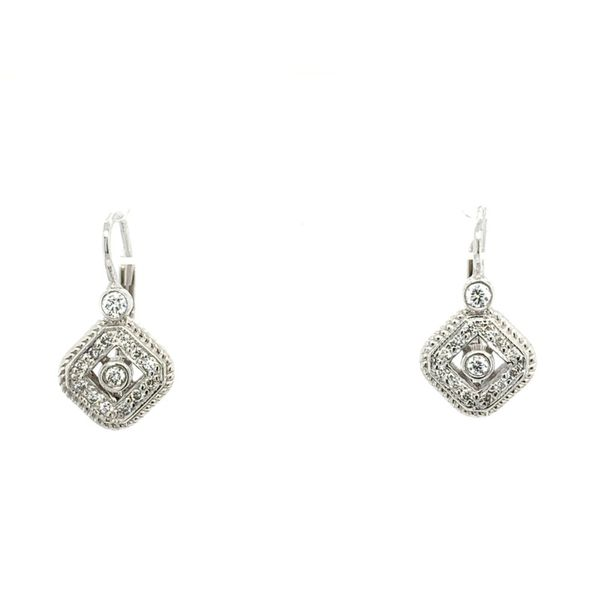 Diamond Etruscan Earrings Simones Jewelry, LLC Shrewsbury, NJ