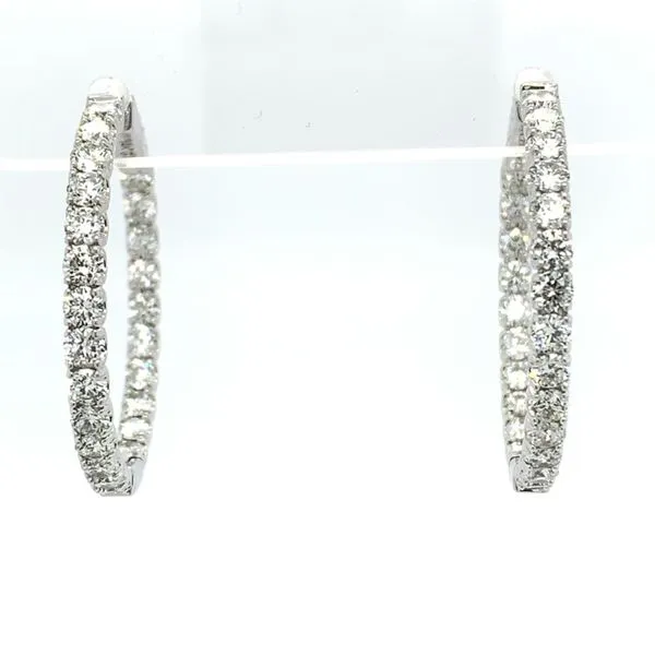 Diamond Hoops Simones Jewelry, LLC Shrewsbury, NJ