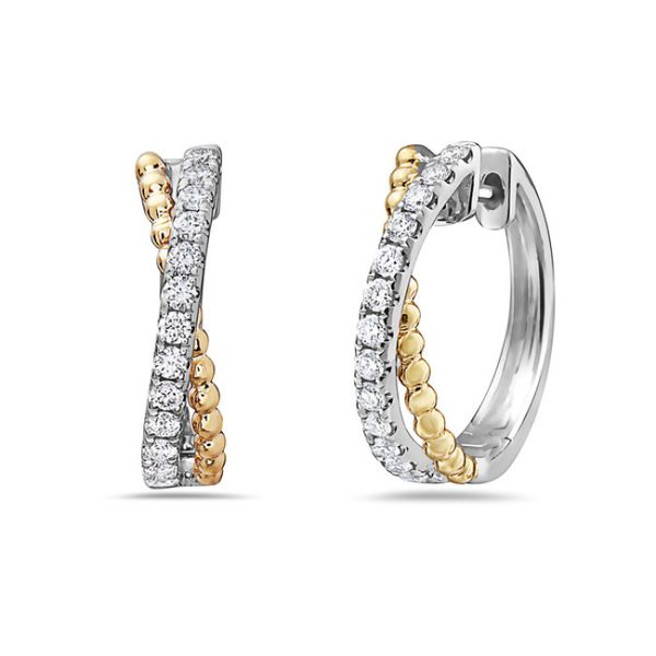 Diamond X Hoops Simones Jewelry, LLC Shrewsbury, NJ