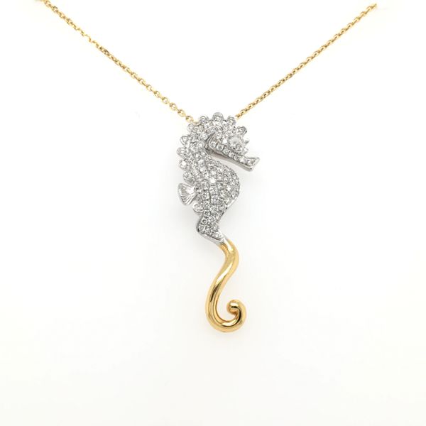 Diamond Seahorse Pendant Simones Jewelry, LLC Shrewsbury, NJ