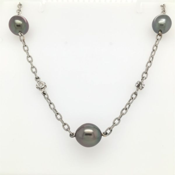 Tahitian Pearl & Diamond Necklace Simones Jewelry, LLC Shrewsbury, NJ