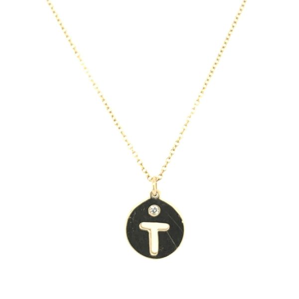 Initial T Necklace Simones Jewelry, LLC Shrewsbury, NJ