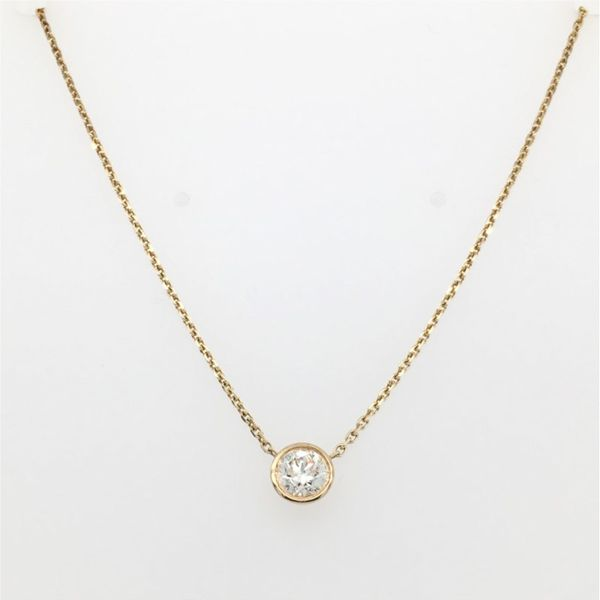 Diamond Solitaire Necklace Simones Jewelry, LLC Shrewsbury, NJ