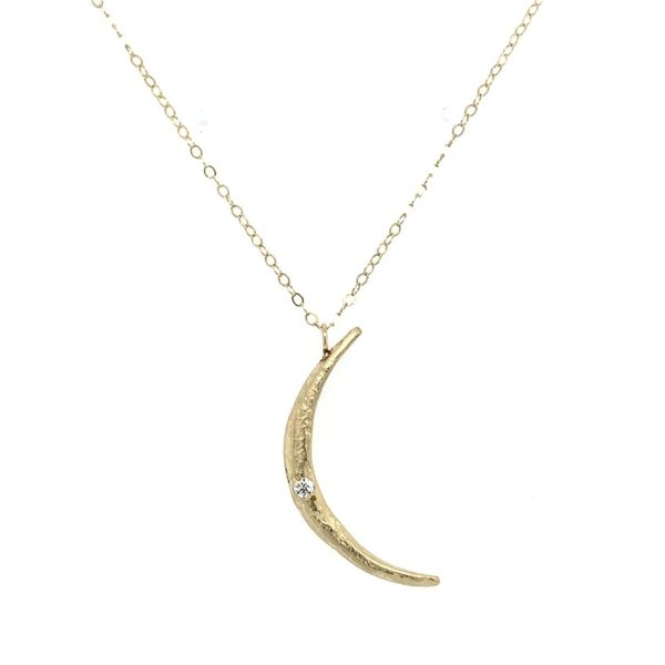 Crescent Moon Necklace Simones Jewelry, LLC Shrewsbury, NJ