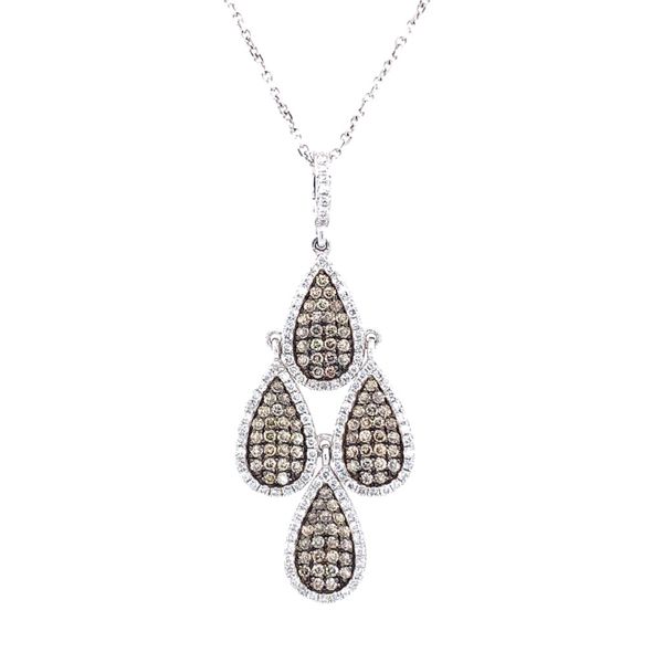 Champagne and White Diamond Necklace Simones Jewelry, LLC Shrewsbury, NJ