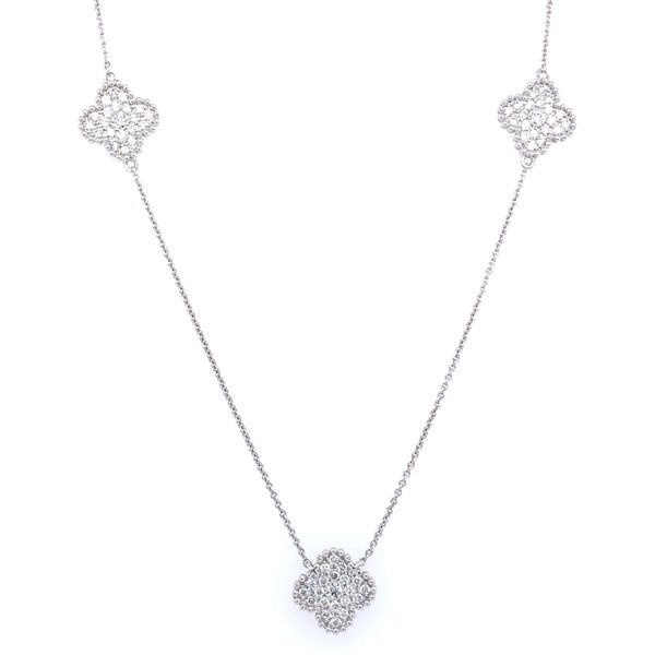 Diamond Clover by Yard Necklace Simones Jewelry, LLC Shrewsbury, NJ