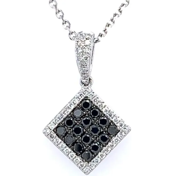 Black and White Diamond Necklace Simones Jewelry, LLC Shrewsbury, NJ