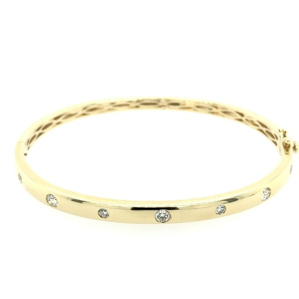 Gold & Diamond Bangle Simones Jewelry, LLC Shrewsbury, NJ