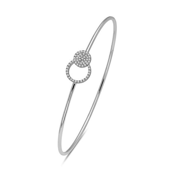 Diamond Circle Bangle Simones Jewelry, LLC Shrewsbury, NJ