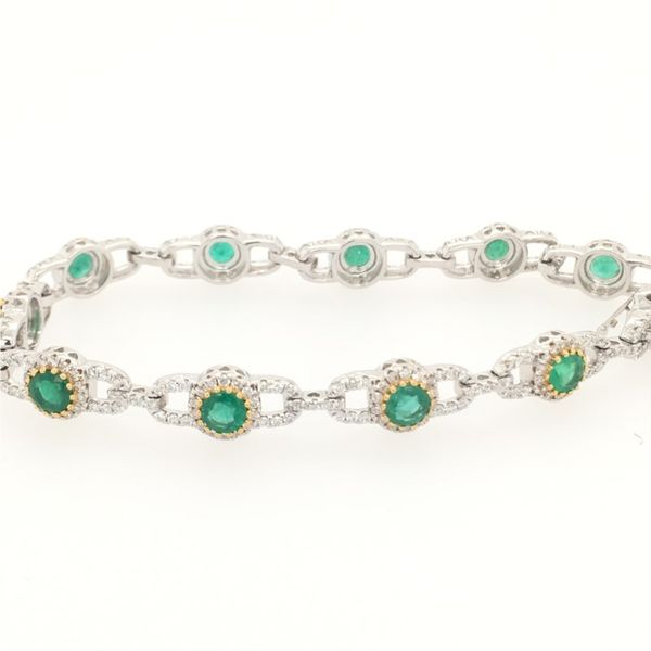 Emerald & Diamond Bracelet Simones Jewelry, LLC Shrewsbury, NJ