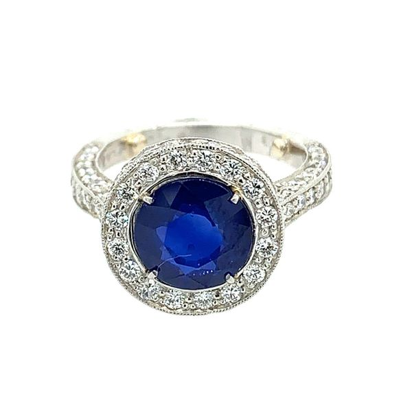 Sapphire & Diamond Ring Simones Jewelry, LLC Shrewsbury, NJ