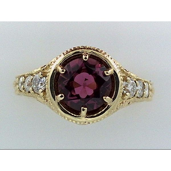 Pink Tourmaline & Diamond Ring Simones Jewelry, LLC Shrewsbury, NJ
