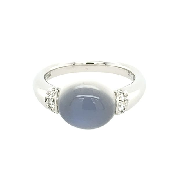 Moonstone and Diamond Ring Simones Jewelry, LLC Shrewsbury, NJ