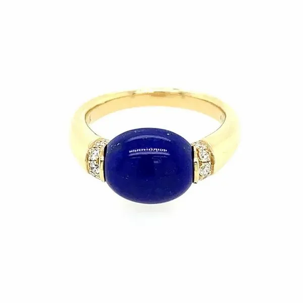 Lapis and Diamond Ring Simones Jewelry, LLC Shrewsbury, NJ