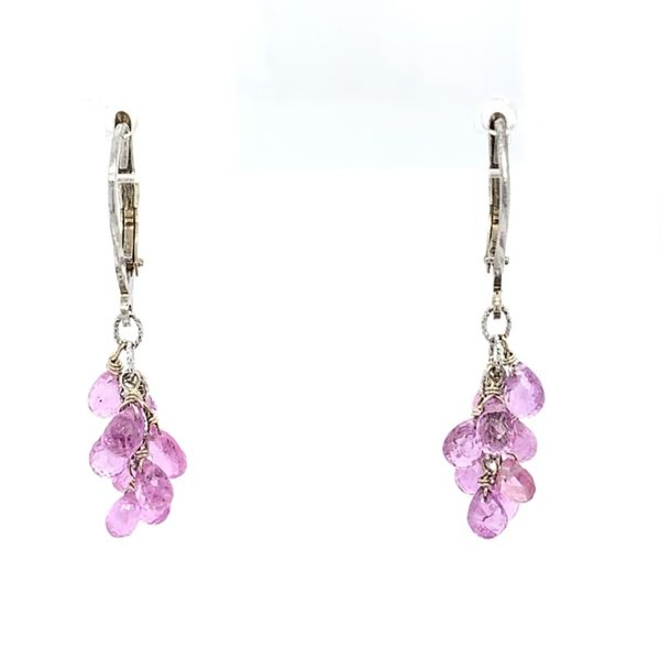 Pink Sapphire Drop Earrings Simones Jewelry, LLC Shrewsbury, NJ