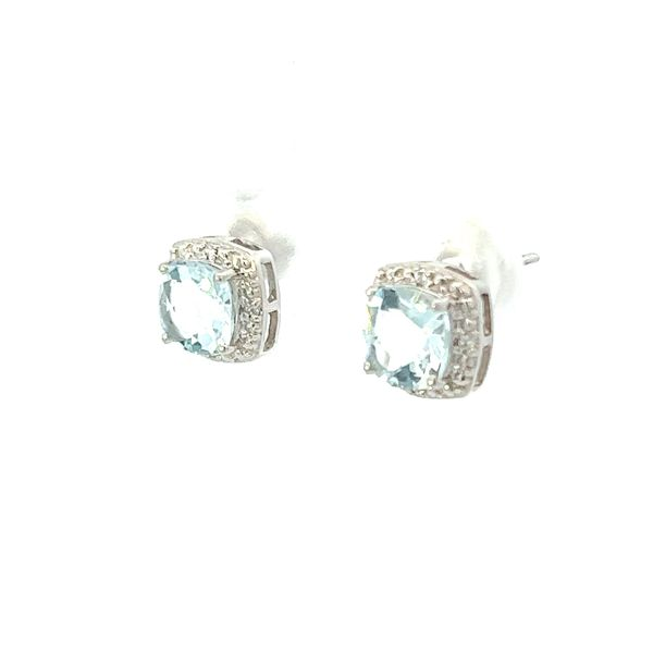 Aquamarine Earrings Image 3 Simones Jewelry, LLC Shrewsbury, NJ