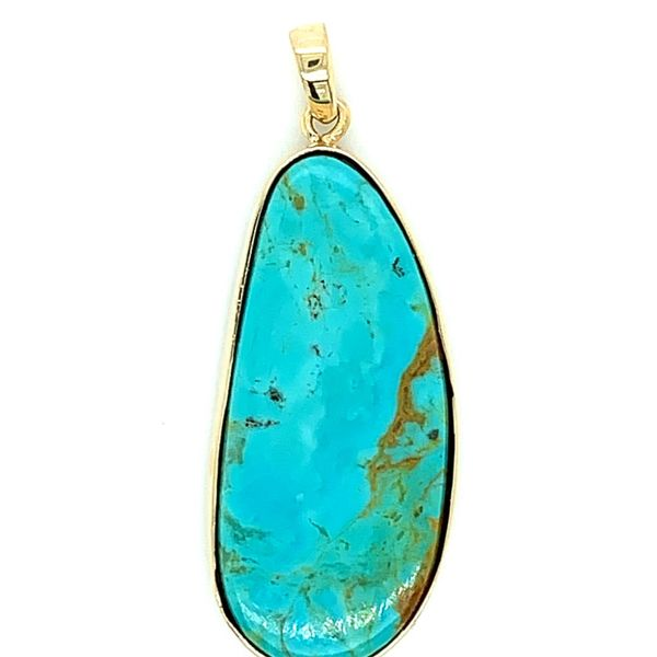 Genuine Turquoise Pendant Simones Jewelry, LLC Shrewsbury, NJ