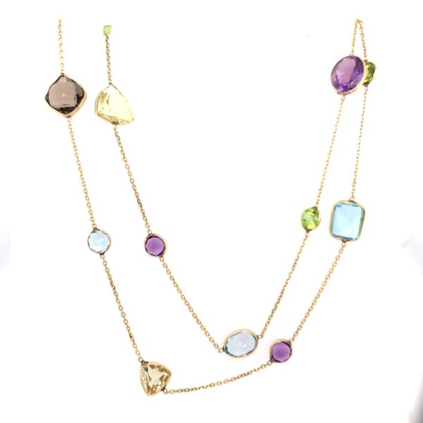 Multi Stone Necklace Simones Jewelry, LLC Shrewsbury, NJ