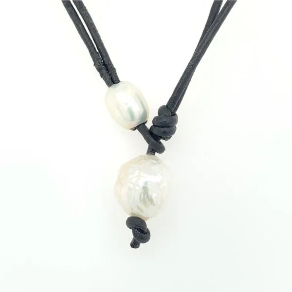 Cultured Freshwater Pearl Slide Necklace Simones Jewelry, LLC Shrewsbury, NJ