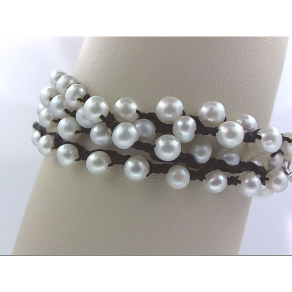 Cultured Freshwater Pearl  Wrap Bracelet Simones Jewelry, LLC Shrewsbury, NJ