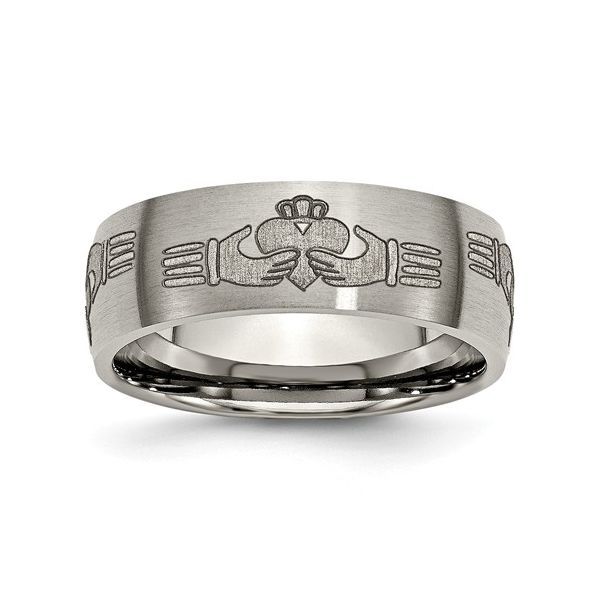 Titanium Claddagh Wedding Band Simones Jewelry, LLC Shrewsbury, NJ