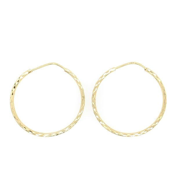 Gold Hoops Simones Jewelry, LLC Shrewsbury, NJ