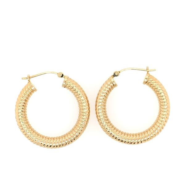 Gold Hoops Simones Jewelry, LLC Shrewsbury, NJ