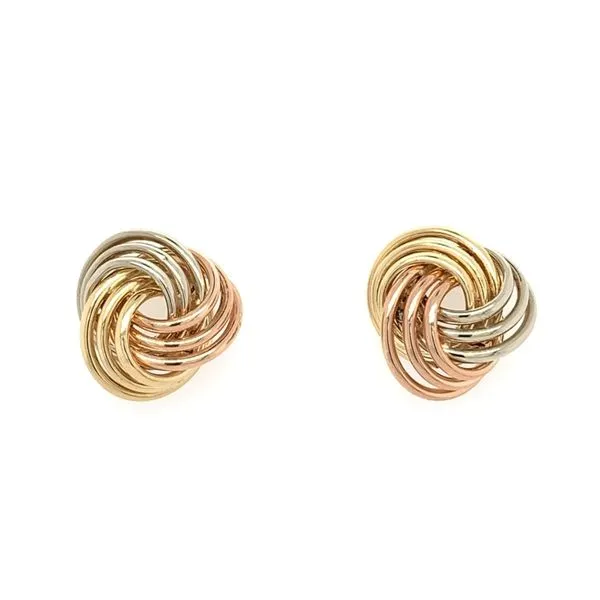 Gold Love Knot Earrings Simones Jewelry, LLC Shrewsbury, NJ