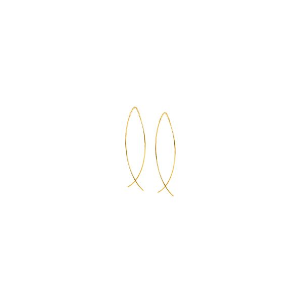 Gold Threader Earrings Simones Jewelry, LLC Shrewsbury, NJ