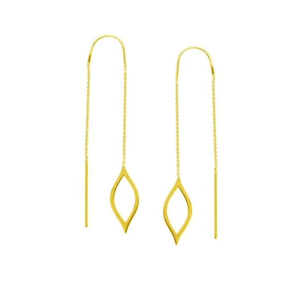 Marquis Threader Earrings Simones Jewelry, LLC Shrewsbury, NJ