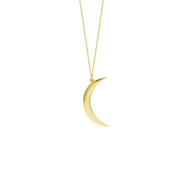 Crescent Moon Necklace Simones Jewelry, LLC Shrewsbury, NJ