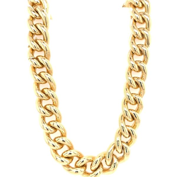18K Yellow Gold Link Necklace Simones Jewelry, LLC Shrewsbury, NJ