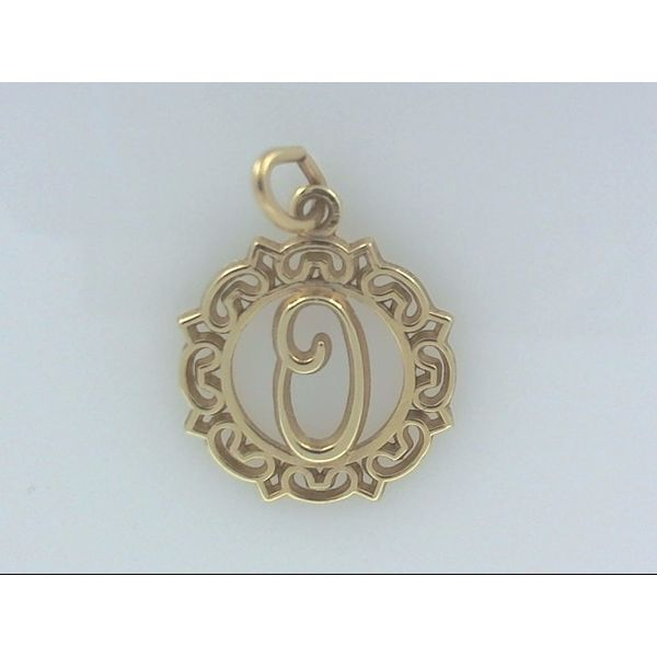 14K yellow gold Intitial O Simones Jewelry, LLC Shrewsbury, NJ