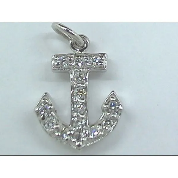 Diamond Anchor Charm Simones Jewelry, LLC Shrewsbury, NJ