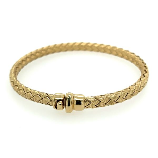 Braided Mesh Bangle Bracelet Simones Jewelry, LLC Shrewsbury, NJ