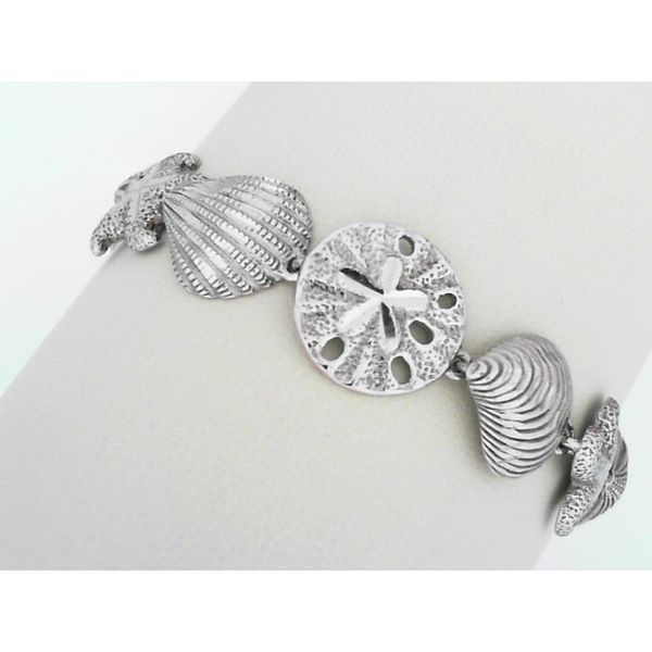 Sterling Silver Seashell Bracelet Simones Jewelry, LLC Shrewsbury, NJ