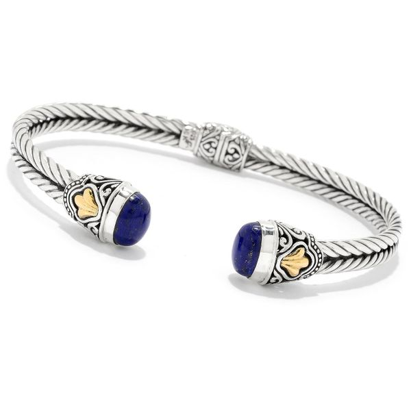 Sterling Silver & Lapis Bangle Simones Jewelry, LLC Shrewsbury, NJ