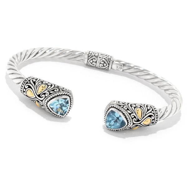 Sterling Silver & Blue Topaz Bracelet Simones Jewelry, LLC Shrewsbury, NJ