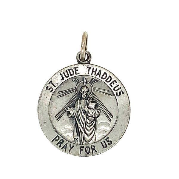 Sterling Silver Saint Jude Medal Simones Jewelry, LLC Shrewsbury, NJ