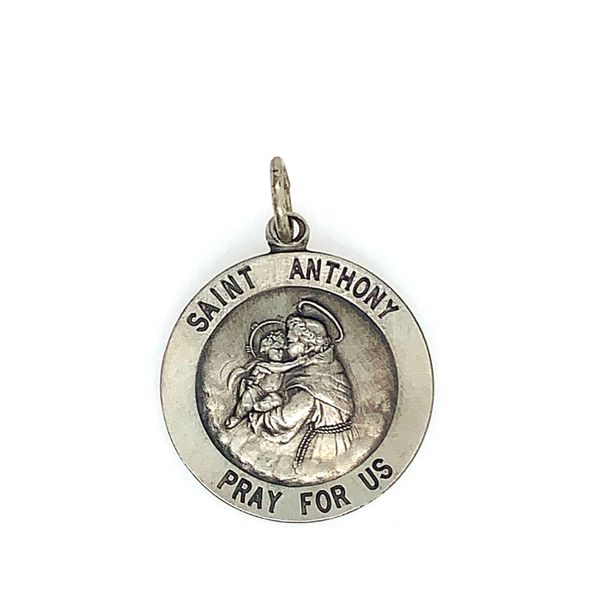 Sterling Silver Saint Anthony Medal Simones Jewelry, LLC Shrewsbury, NJ