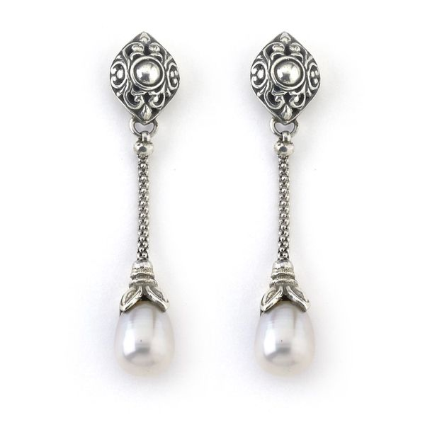 Sterling Silver & Pearl Earrings Simones Jewelry, LLC Shrewsbury, NJ