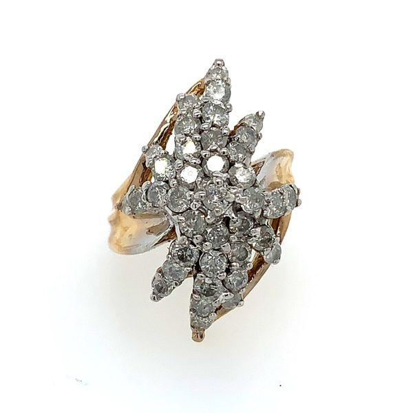 Estate Gold and Diamond Ring Simones Jewelry, LLC Shrewsbury, NJ
