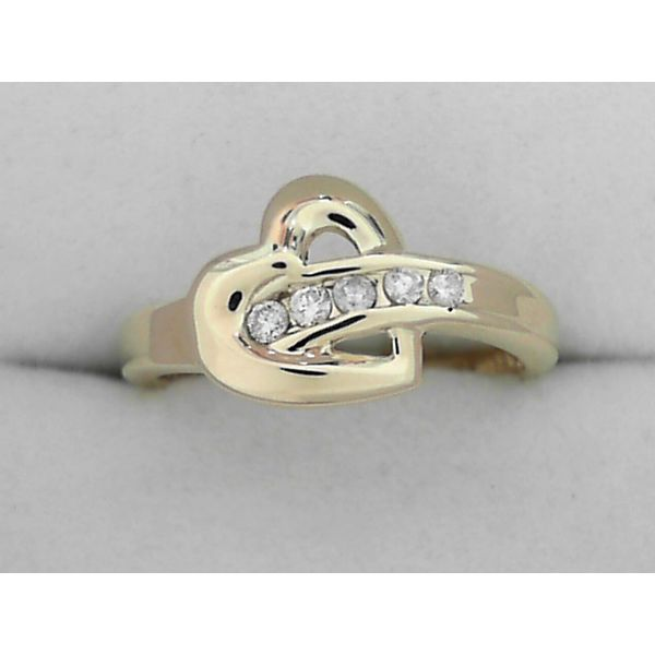 Estate Diamond Heart Ring Simones Jewelry, LLC Shrewsbury, NJ