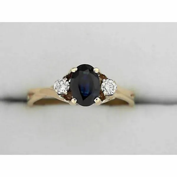 Estate Sapphire and Diamond Ring Simones Jewelry, LLC Shrewsbury, NJ