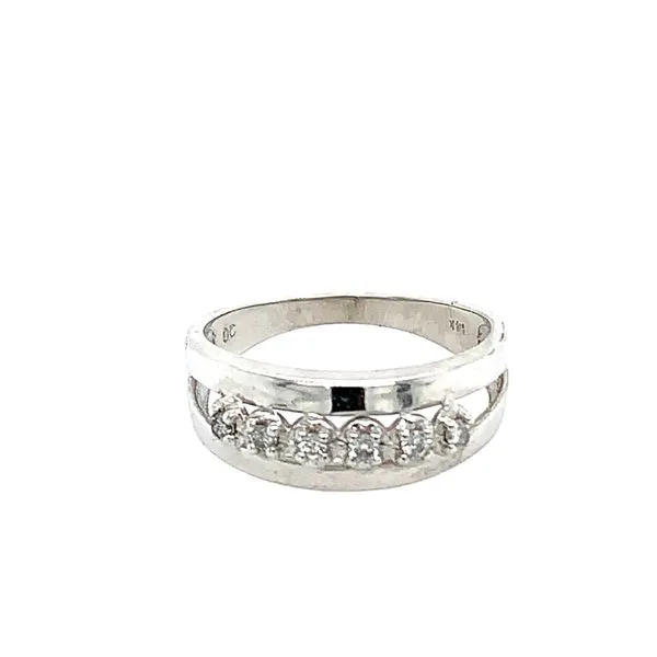 White Gold Diamond Band Simones Jewelry, LLC Shrewsbury, NJ